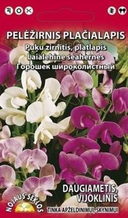 Puķuzirnīši platlapu   DAUDZGADĪGĀ